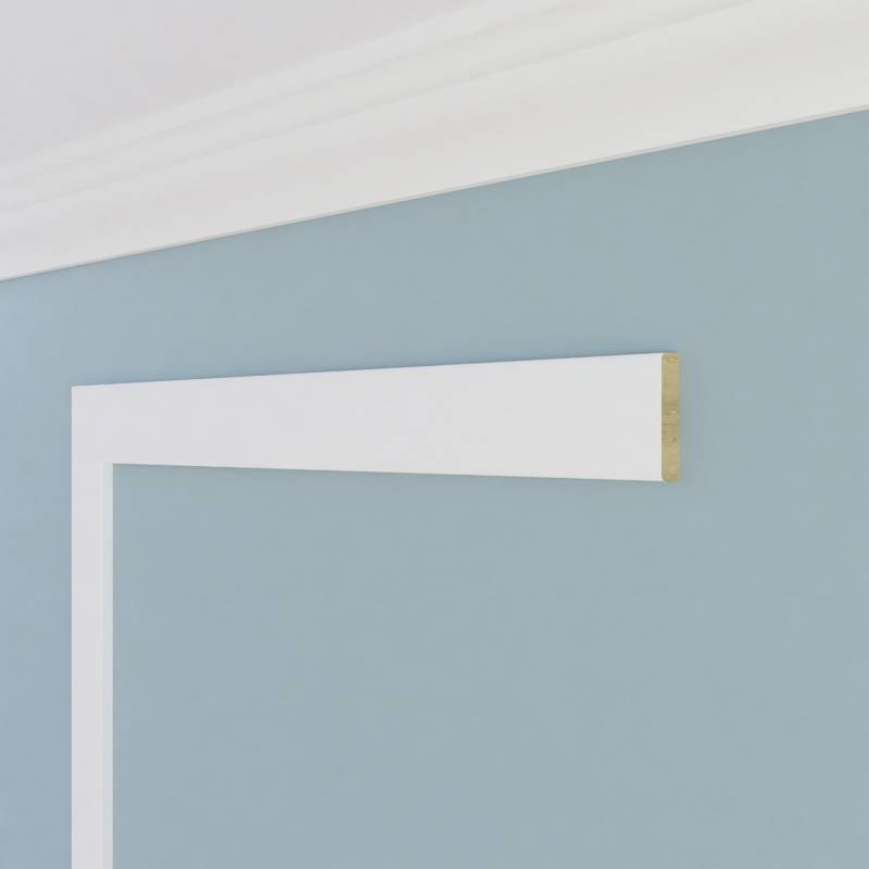 Koplat Recht  - 12 x 43 mm