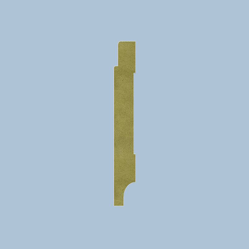 Scandinavische Plint - 12 x 70 mm