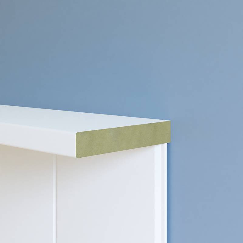 Moulure supérieure de lambris en planche en MDF - mdf résistant à l\'humidité Moulure supérieure de lambris en planche en MDF - mdf résistant à l\'humidité (1 product beschikbaar)
