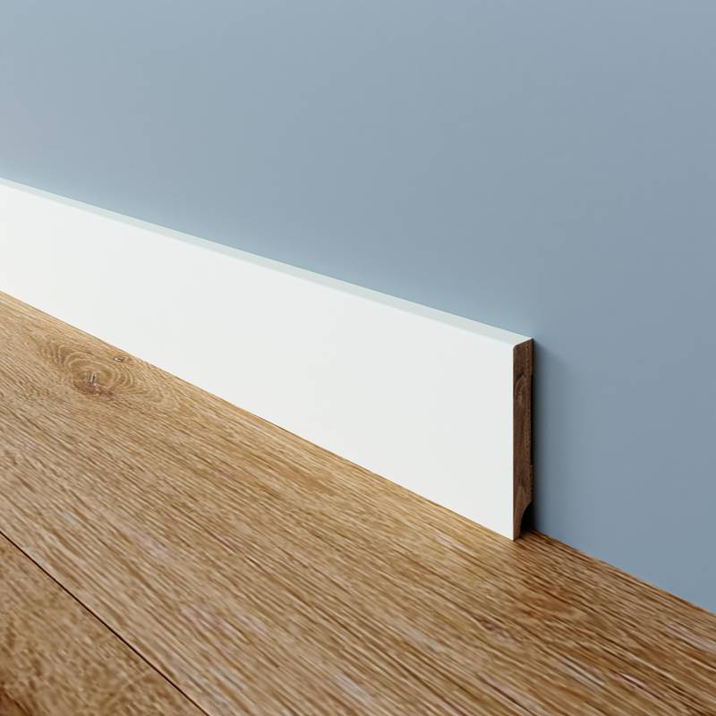 Gladde Plint Meranti - 9 x 45 mm