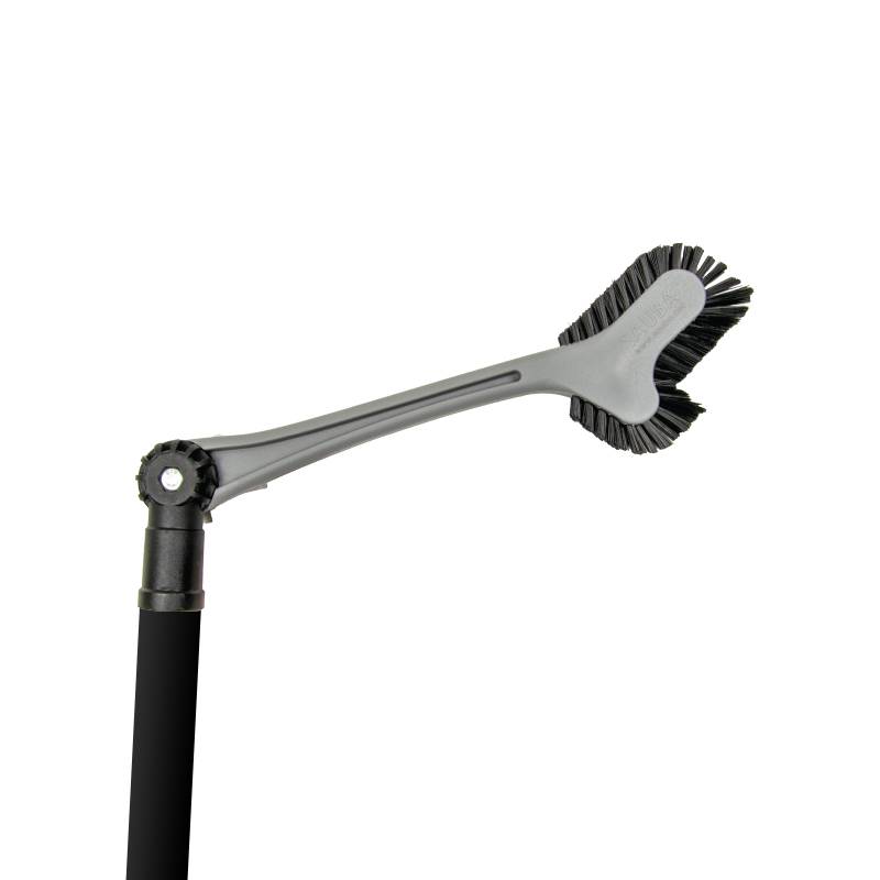 Plintenborstel + telescoopsteel - met telescoopsteel