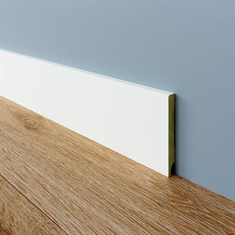 Plinthe à feuille lisse - mdf protection contre l'humidité Plinthe à feuille lisse - mdf protection contre l'humidité (10 producten beschikbaar)
