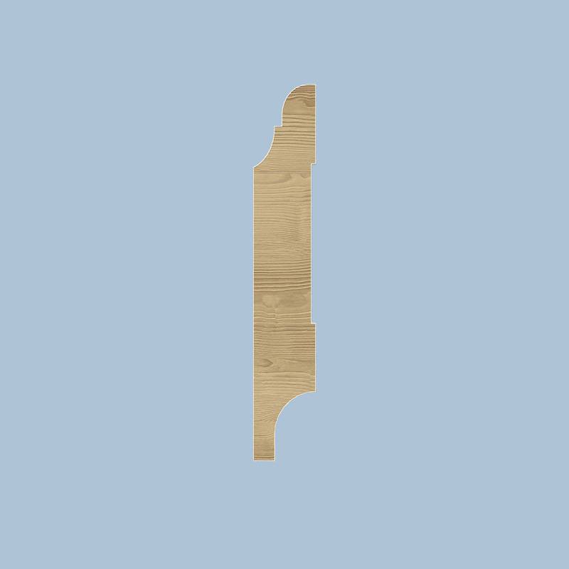 Toscaanse Plint - 15 x 120 mm - RAL 9010
