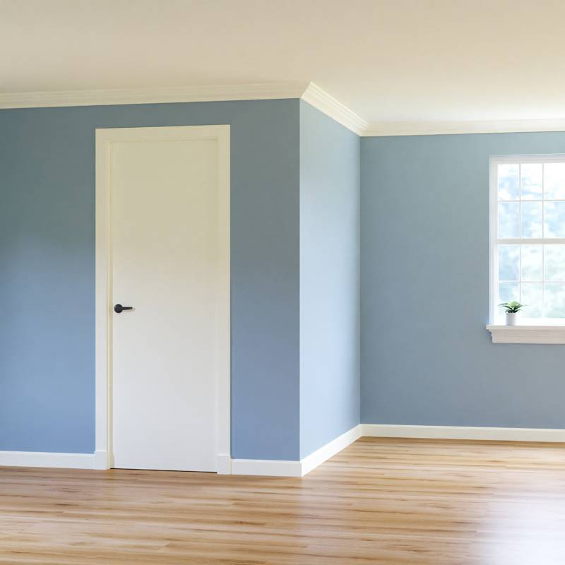 Moderne plint - 12 x 90 mm - Gegrond
