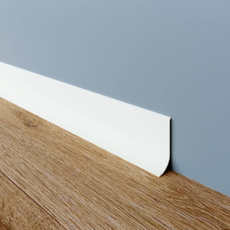 Plinthe en PVC blanc (RAL 9003) - plastique Plinthe en PVC blanc (RAL 9003) - plastique (1 product beschikbaar)