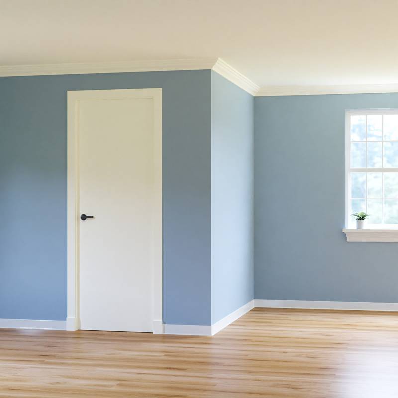 Polyblend Plint - 15 x 60 mm -  Wit