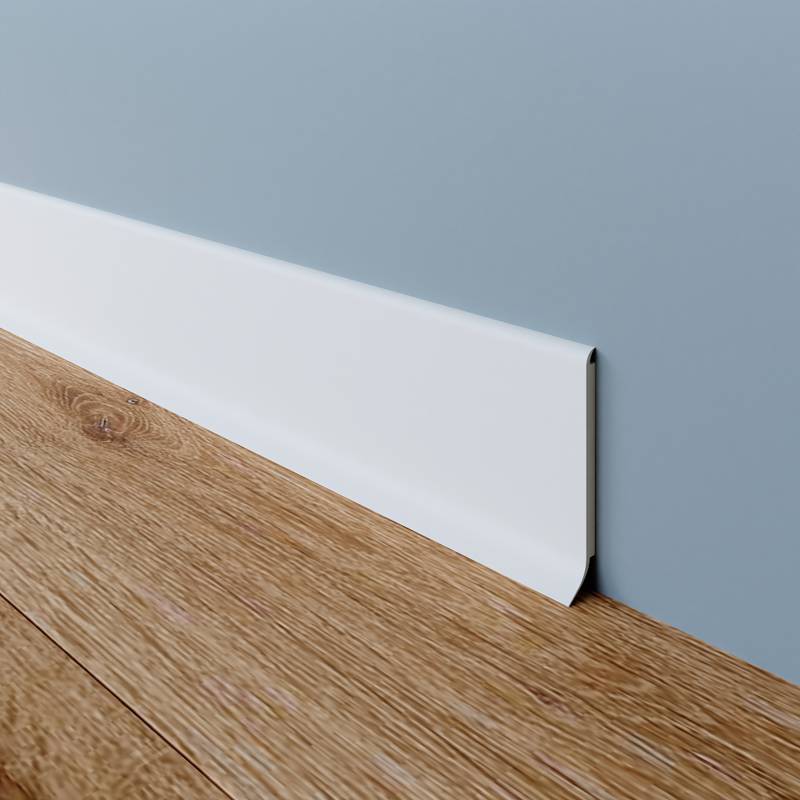 Polyblend Plint - 15 x 60 mm -  Wit