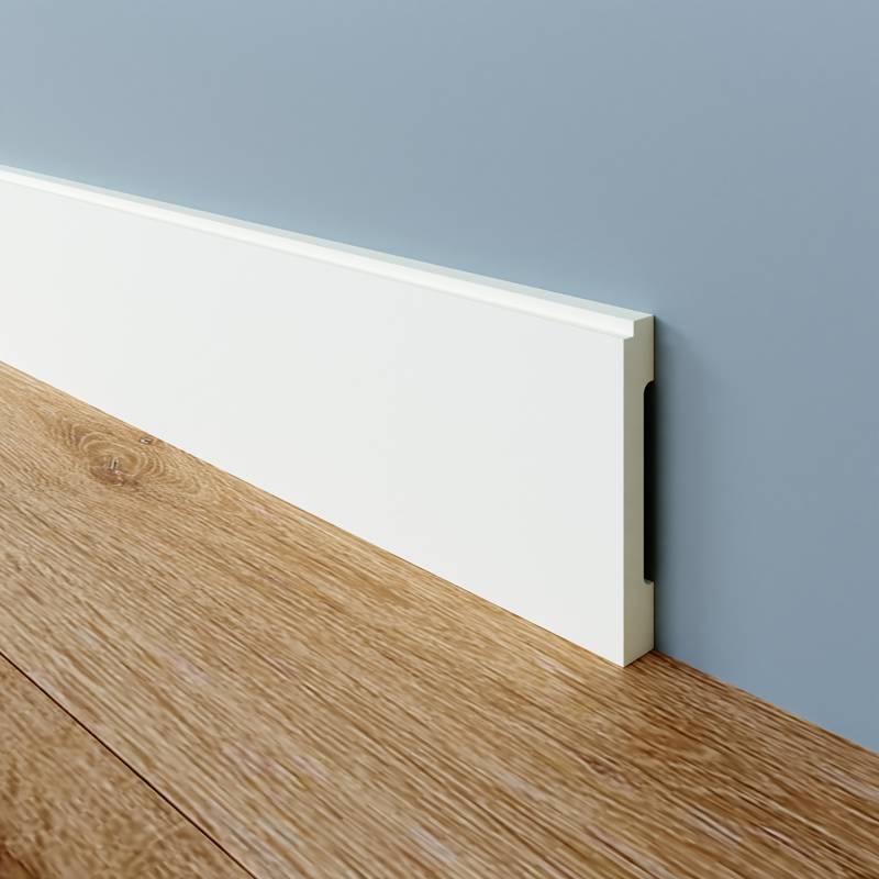 Nmc Plint Enzo - 15 x 100 mm -  Wit