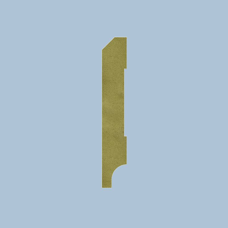 Velling plint - 15 x 70 mm - Gegrond