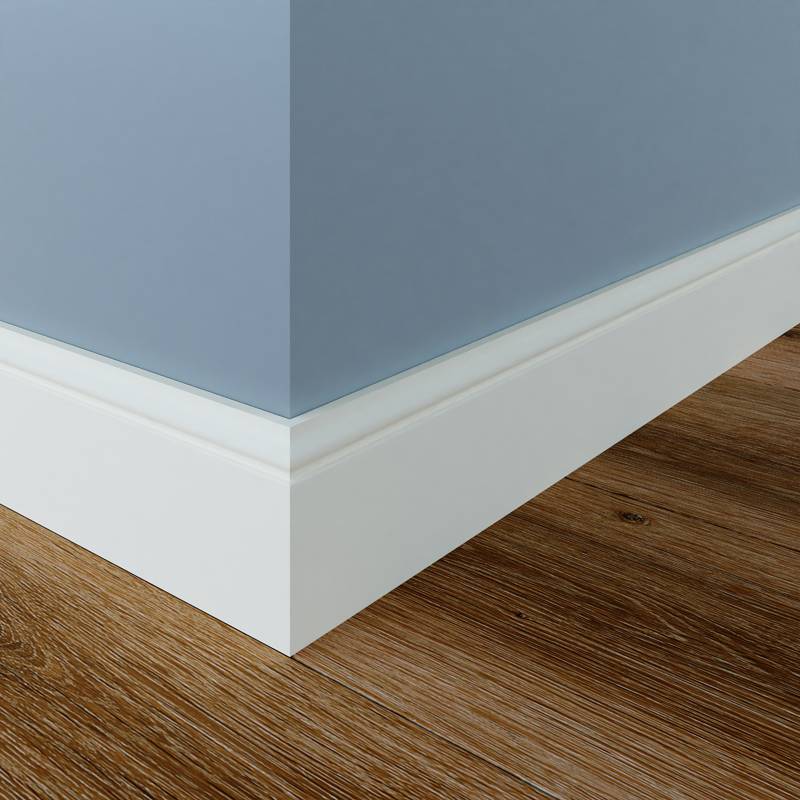 Nmc Plint Flexibel - 12 x 80 mm -  Wit