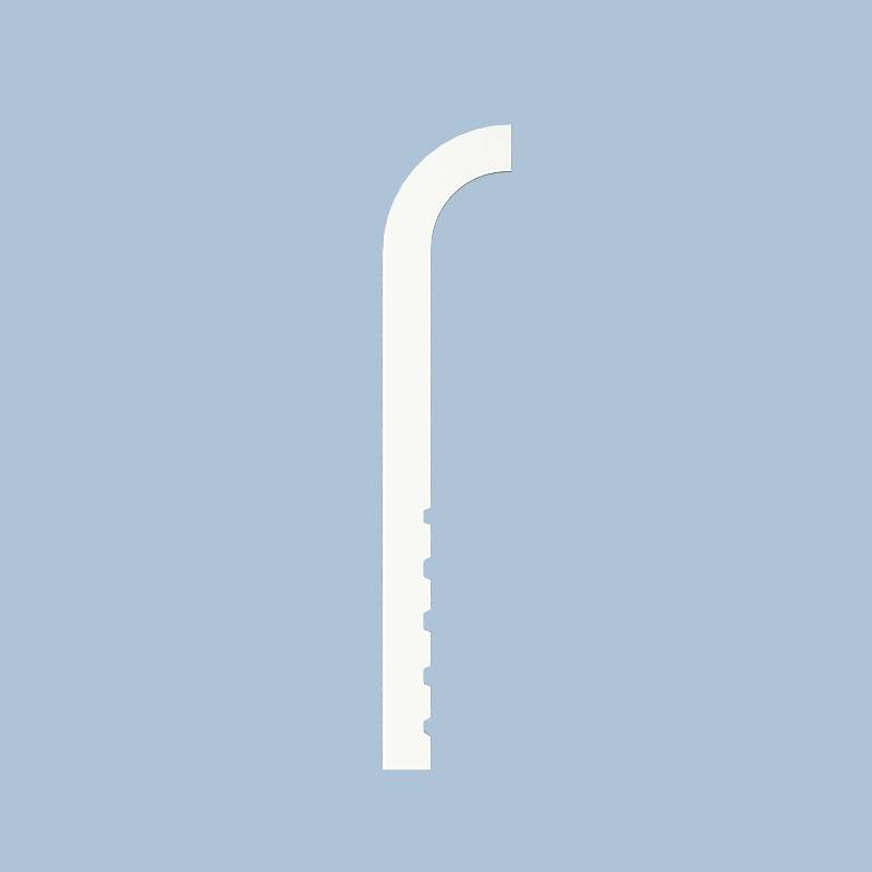 Nmc Overzetplint Paolo - 22 x 110 mm -  Wit