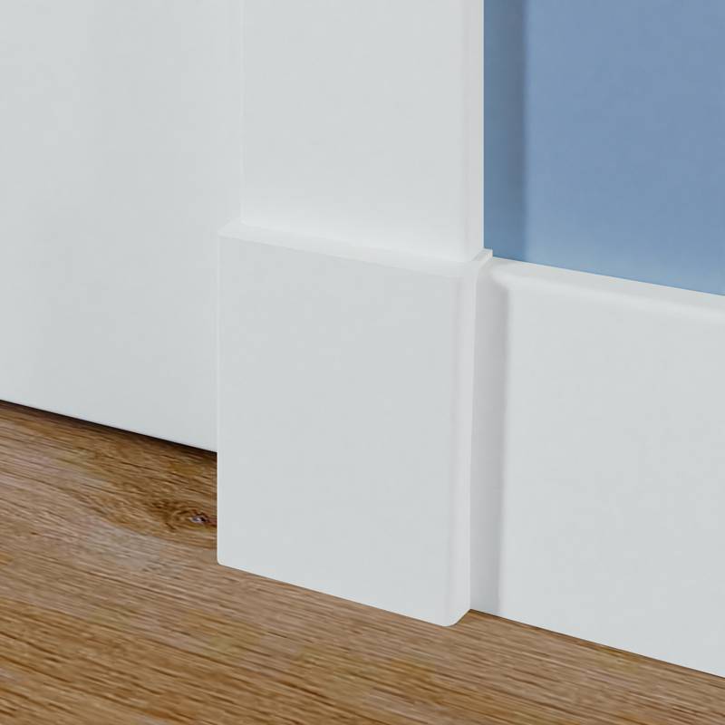 Rechte Plintneut - 18 x 75 x 90 mm